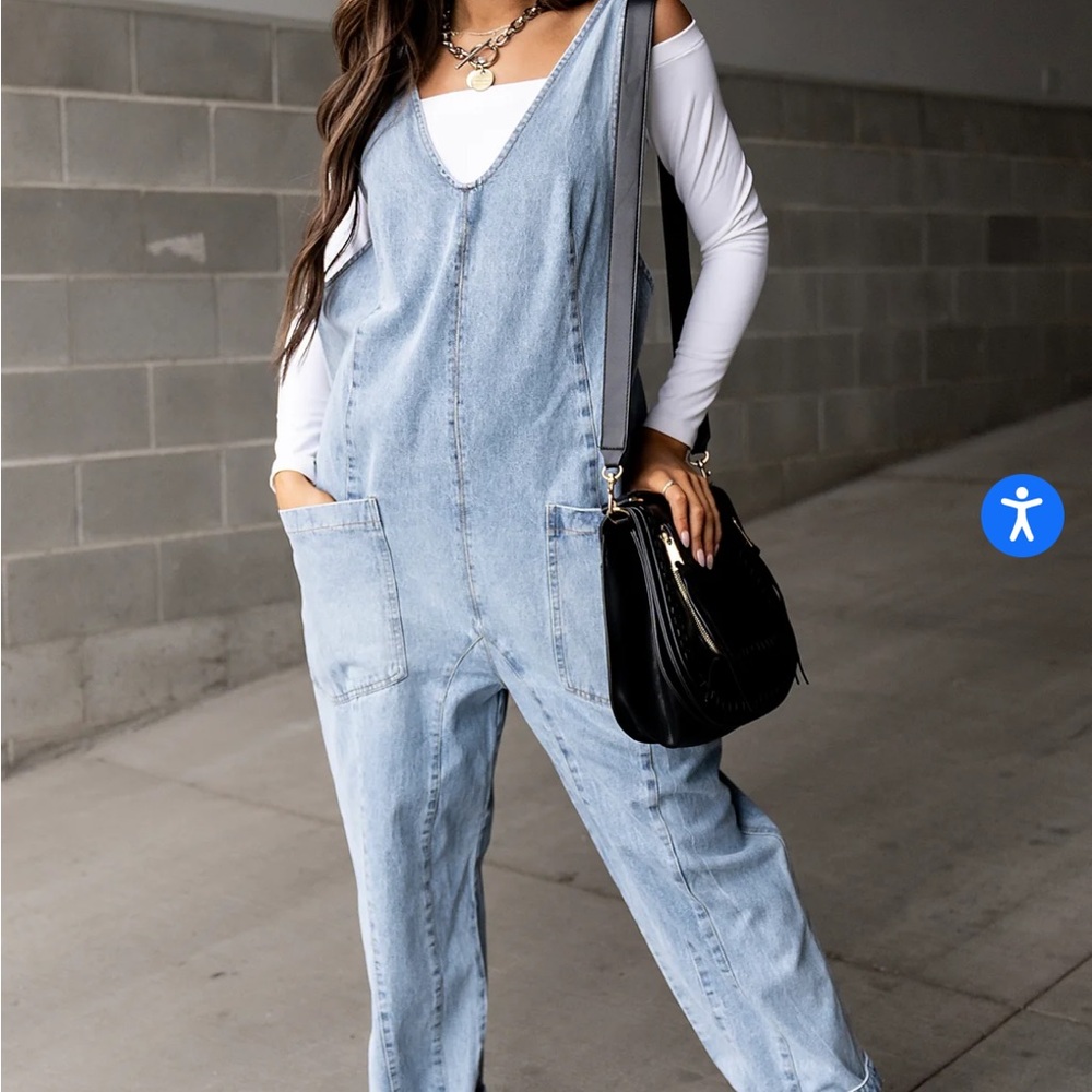Cara denim jumpsuit
